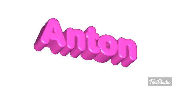 Anton Efecto de texto