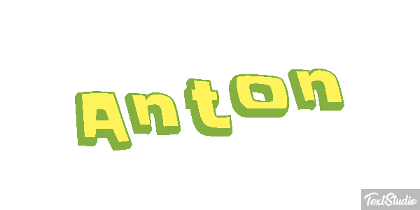 Anton Efecto de texto