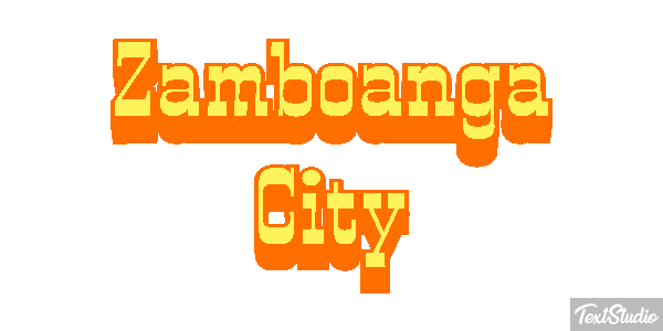 Zamboanga City Effetto testo