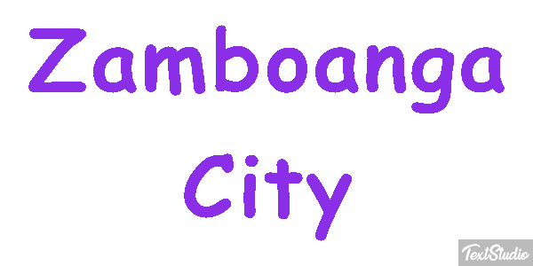 Zamboanga City Effetto testo