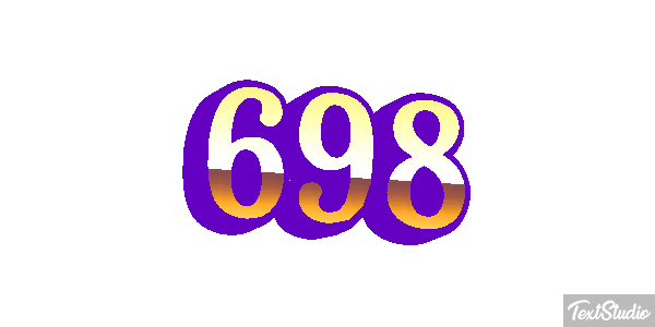 698 Efekt tekstowy