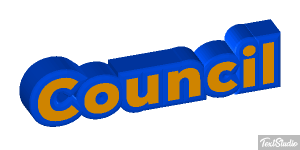 Council Text effect
