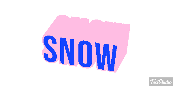Snow Text effect