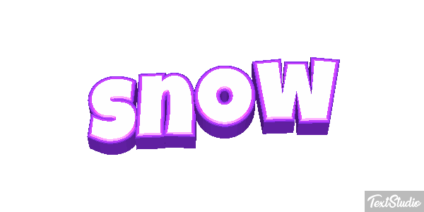Snow Text effect