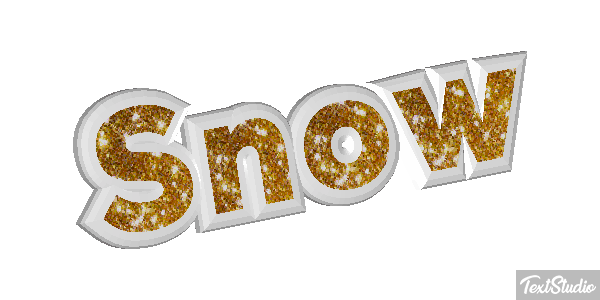 Snow Text effect