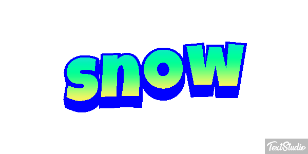Snow Text effect