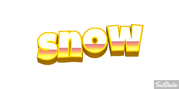 Snow Text effect