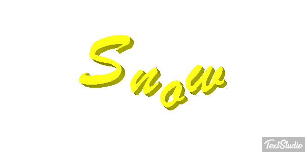 Snow Text effect