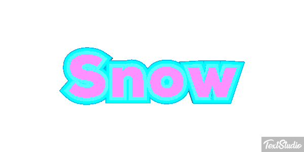 Snow Text effect