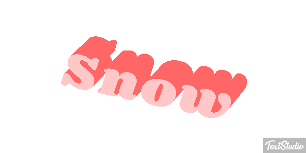 Snow Text effect