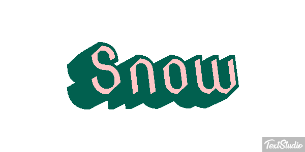 Snow Text effect
