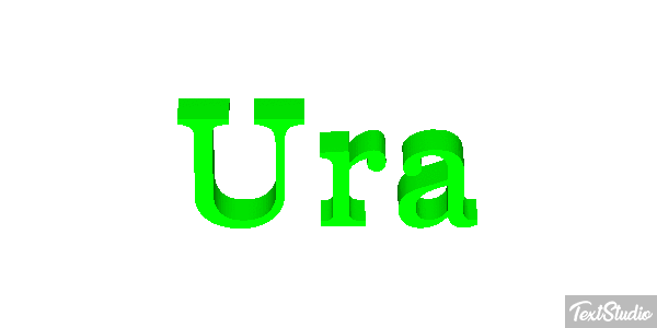 Ura Efeito do texto