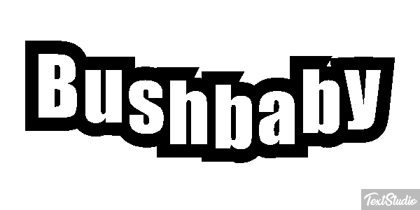 Bushbaby Texteffekt