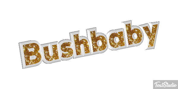 Bushbaby Texteffekt