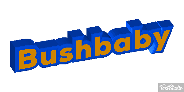 Bushbaby Texteffekt