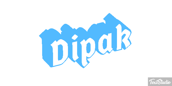 Dipak Effet de texte