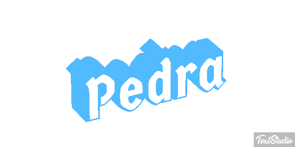 Pedra Efeito do texto