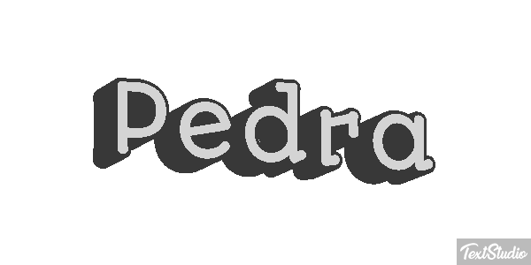 Pedra Efeito do texto