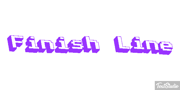Finish Line Metin efekti