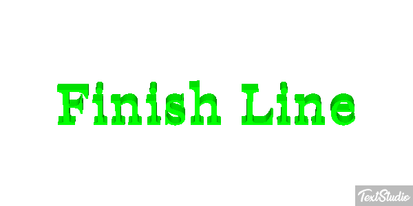 Finish Line Metin efekti