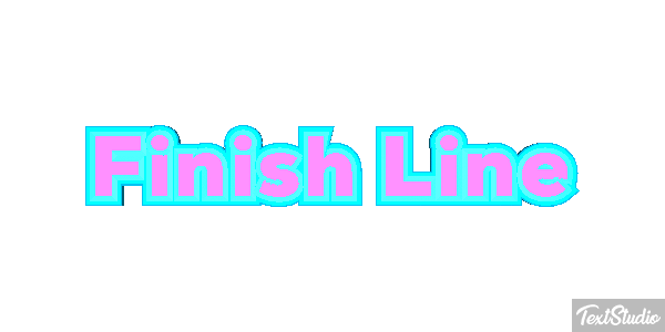Finish Line Metin efekti