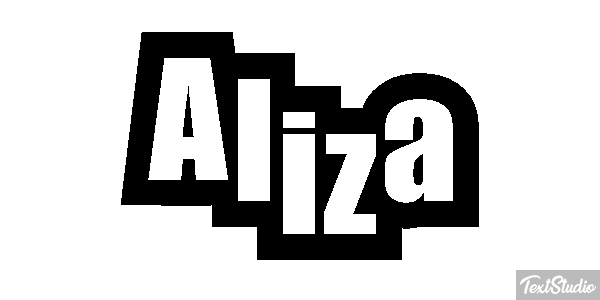 Aliza Text effect