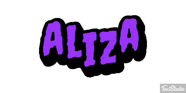 Aliza Text effect