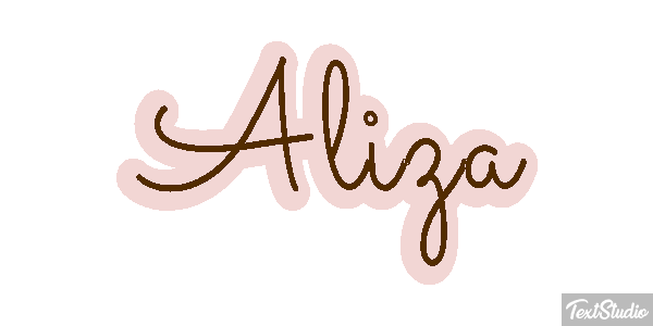Aliza Text effect