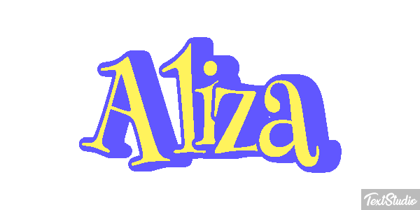 Aliza Text effect