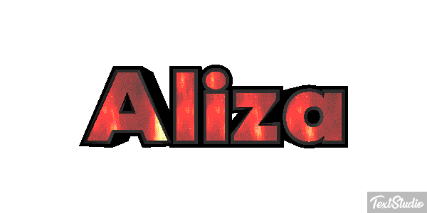 Aliza Text effect