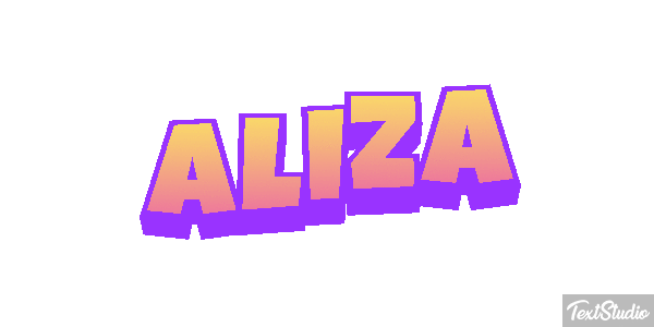 Aliza Text effect