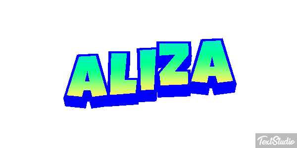 Aliza Text effect