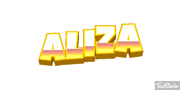 Aliza Text effect