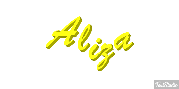 Aliza Text effect