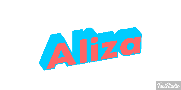 Aliza Text effect