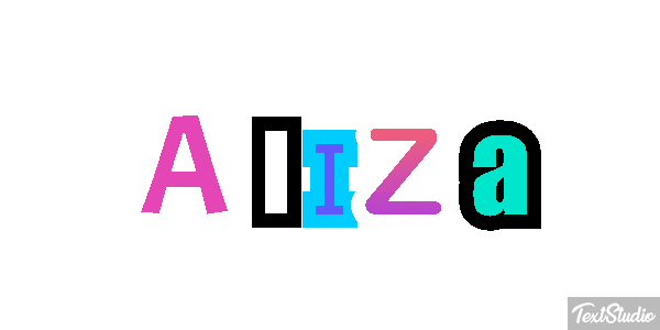 Aliza Text effect