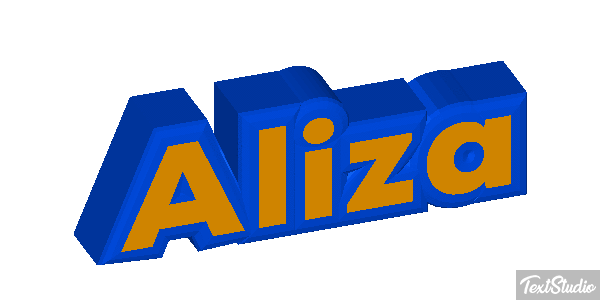 Aliza Text effect