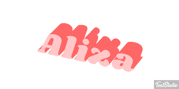 Aliza Text effect