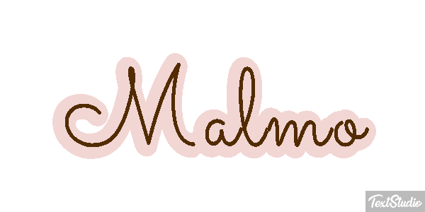 Malmö Tekst effect