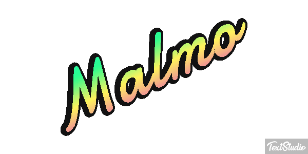 Malmö Tekst effect