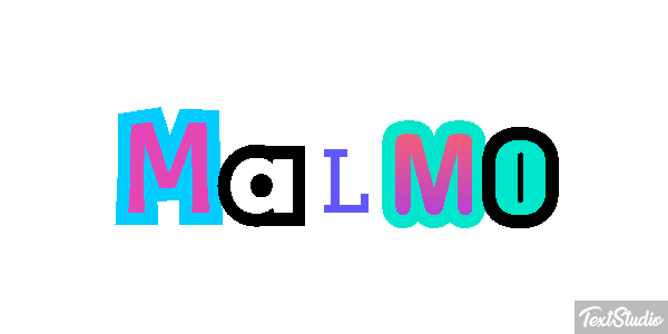Malmö Tekst effect