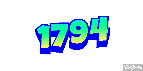 1794 Text effect