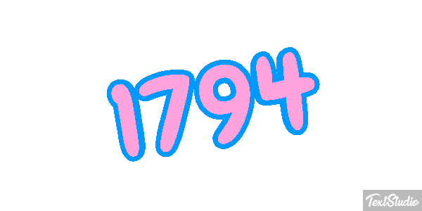 1794 Text effect