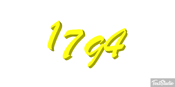 1794 Text effect