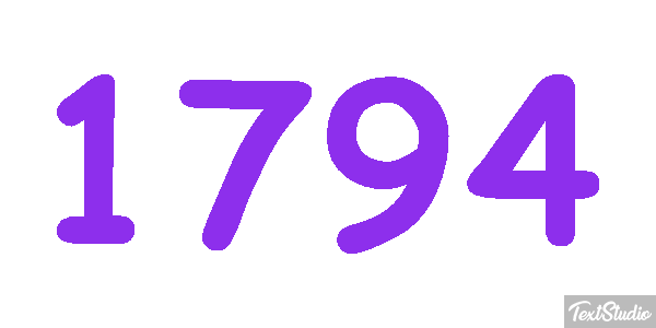 1794 Text effect