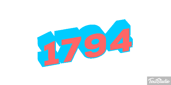 1794 Text effect