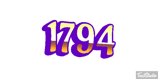 1794 Text effect