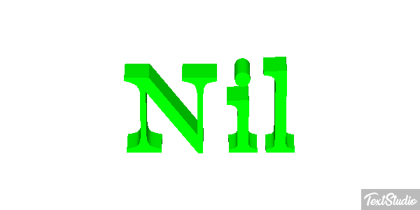Nil Efeito do texto