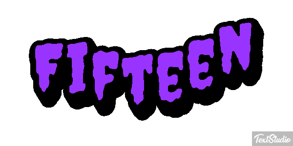 Fifteen Effet de texte