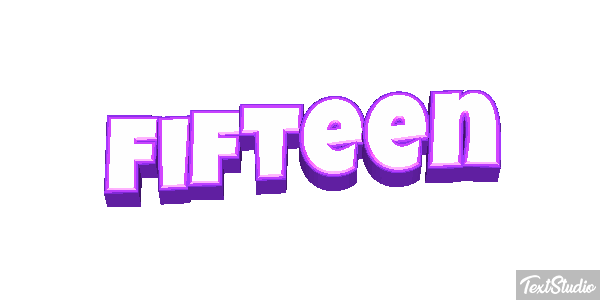 Fifteen Effet de texte